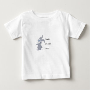 Camiseta De Bebé El conejo lindo que desperté como este gracioso