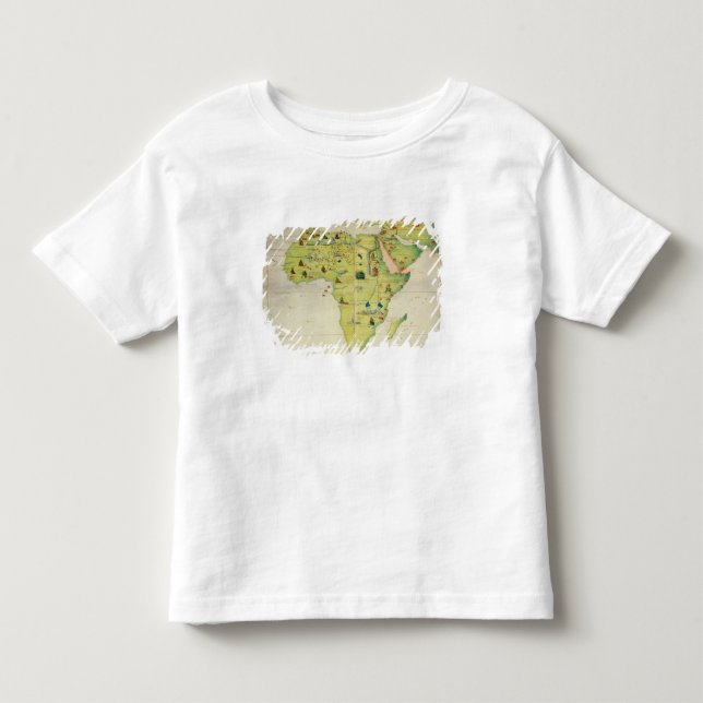 Camiseta De Bebé El continente de África (Anverso)