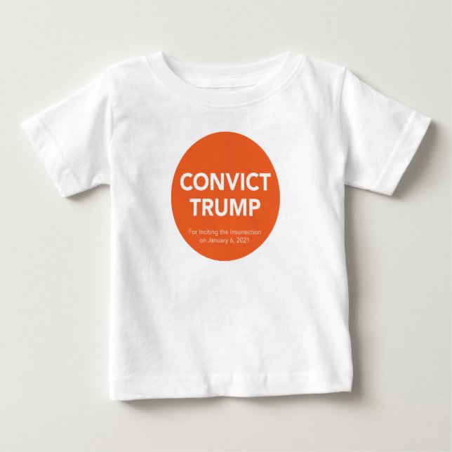 Camiseta De Bebé El convicto Trump Toddler T-Shirt (Anverso)