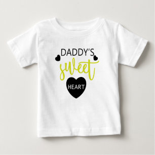 Camiseta De Bebé El corazón dulce de papá