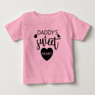 Camiseta De Bebé El corazón dulce de papá