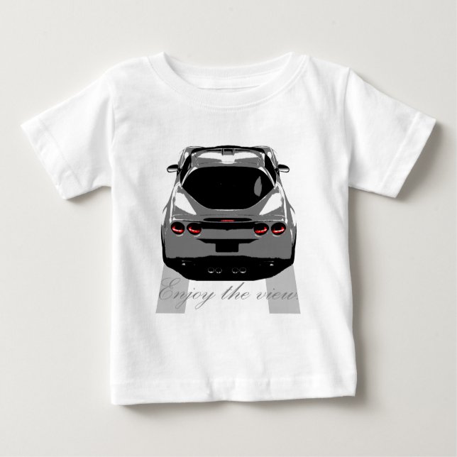Camiseta De Bebé El Corvette "disfruta de la visión. " (Anverso)