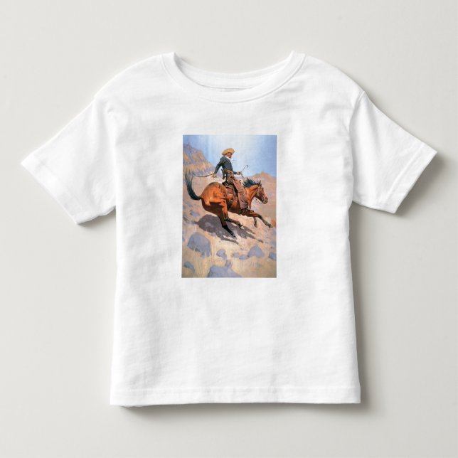 Camiseta De Bebé El Cowboy (aceite sobre lienzo) (Anverso)