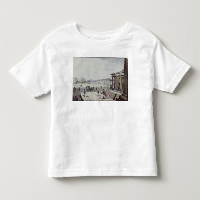 Camiseta De Bebé El cuadrado de París, Berlín (Anverso)