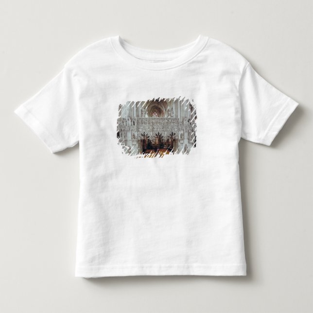 Camiseta De Bebé El cubo y el interior de Eglise (Anverso)