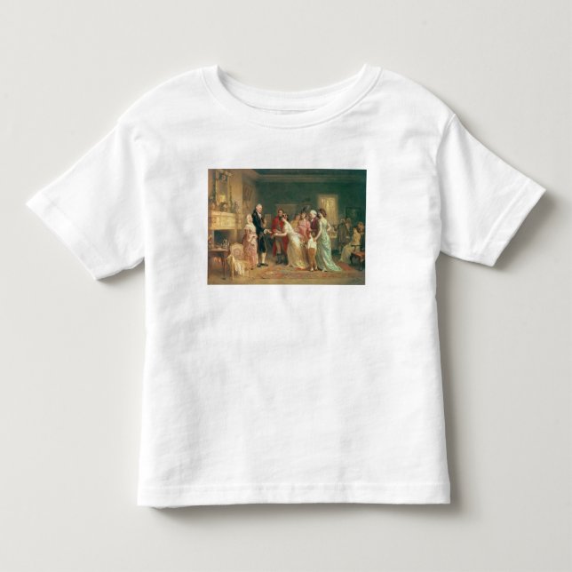 Camiseta De Bebé El cumpleaños de Washington, 1798 (Anverso)
