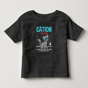 Camiseta De Bebé El curioso científico de química Cation Element 