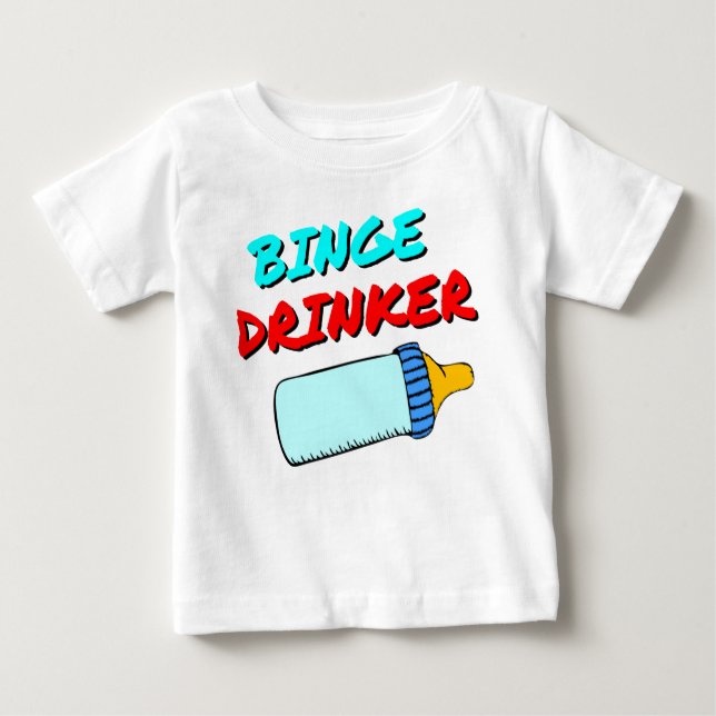 Camiseta De Bebé El decir divertido del bebé (Anverso)