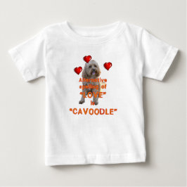 Camiseta De Bebé el deletreo alternativo del AMOR es CAVOODLE