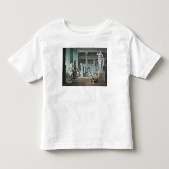 Camiseta De Bebé El DES Saisons en el Louvre, C. 1802 de Salle (Anverso)
