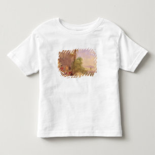 Camiseta De Bebé El descubrimiento del cuerpo de Tipu en la puerta