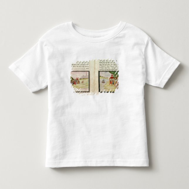 Camiseta De Bebé El destierro de Hagar y de Ishmael (Anverso)