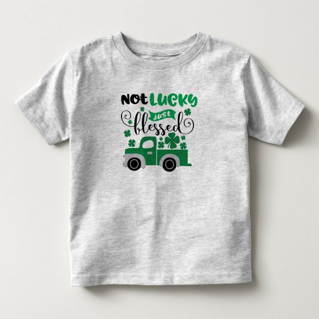 Camiseta De Bebé El día apenas de St Patrick bendecido no (Anverso)