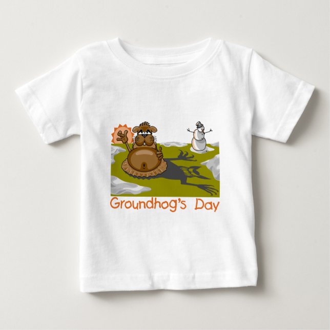 Camiseta De Bebé El día de Groundhog (Anverso)