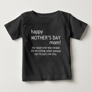 Camiseta De Bebé el día de madre feliz