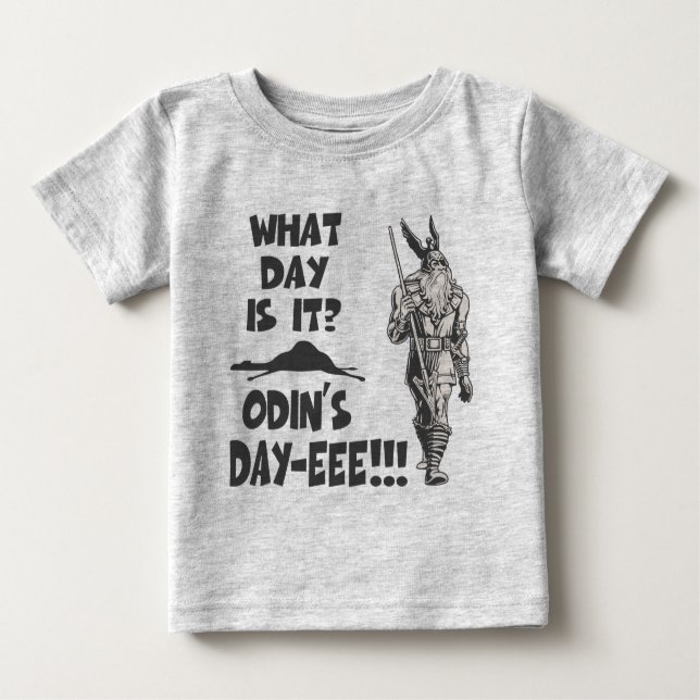Camiseta De Bebé El día de Odin (Anverso)