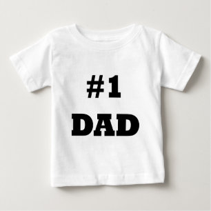 Camiseta De Bebé El día de padre feliz - numere a 1 papá - papá 