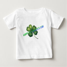Camiseta De Bebé El Día de San Patricio Infantil Shamrock afortunad