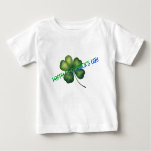 Camiseta De Bebé El Día de San Patricio Infantil Shamrock afortunad