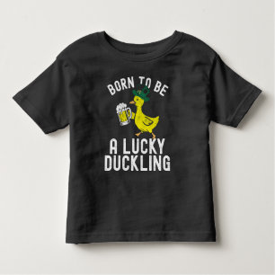 Camiseta De Bebé El Día de San Patricio Nació para Ser Afortunado G