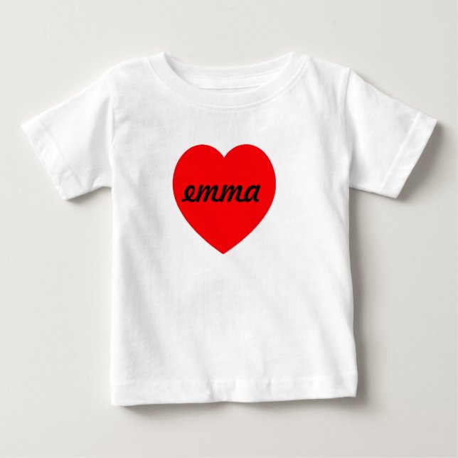 Camiseta De Bebé El día de San Valentín (Anverso)