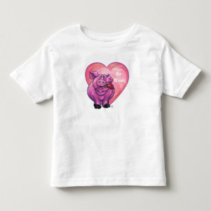 Camiseta De Bebé El día de San Valentín de cerdo