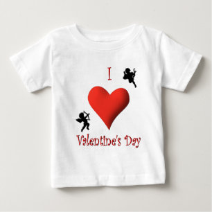 Camiseta De Bebé El día de San Valentín del corazón