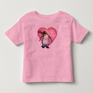 Camiseta De Bebé El día de San Valentín Penguin