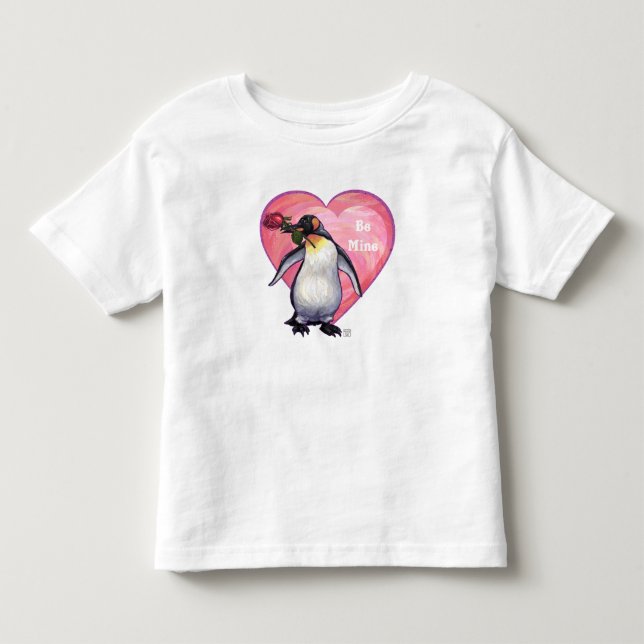 Camiseta De Bebé El día de San Valentín Penguin (Anverso)