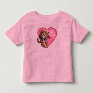 Camiseta De Bebé El día de San Valentín Tiger