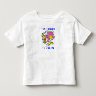 Camiseta De Bebé El dibujo animado diez cosquilleó tortugas
