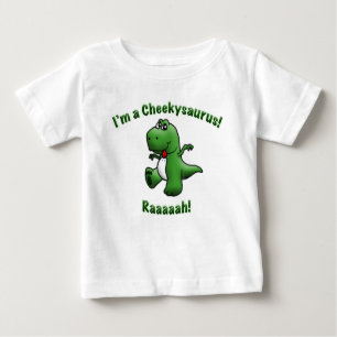 Camiseta De Bebé El dinosaurio lindo es un Cheekysaurus