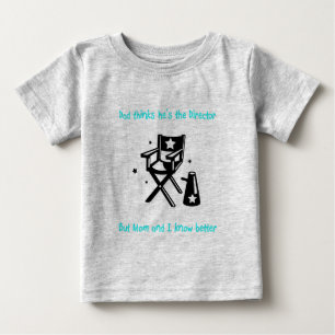 Camiseta De Bebé El director real Baby