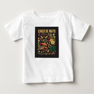 Camiseta De Bebé El diseño de cinco de mayo