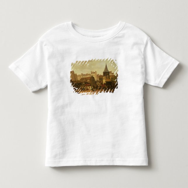 Camiseta De Bebé El disfrutar en Les Halles (Anverso)