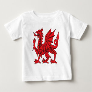 Camiseta De Bebé El Dragón Rojo Fuerza Orgullo y Unidad