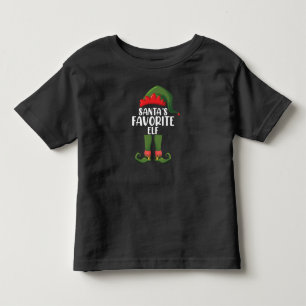 Camiseta De Bebé El Duende Favorito de Santa Navidad Familiar Empar
