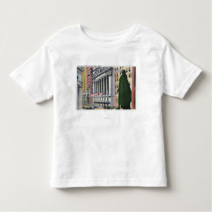 Camiseta De Bebé El edificio de la Bolsa de Nuevo York