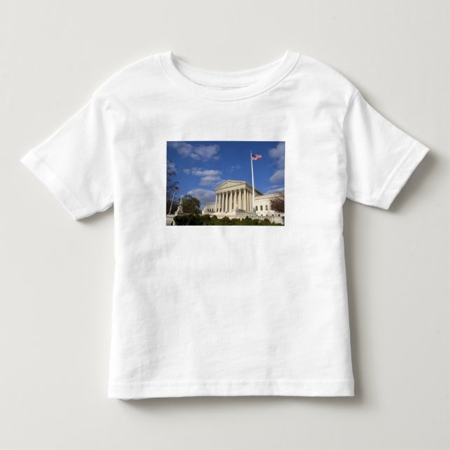 Camiseta De Bebé El edificio del Tribunal Supremo de Estados Unidos (Anverso)