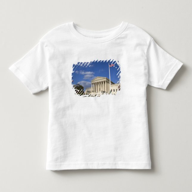 Camiseta De Bebé El edificio del Tribunal Supremo de Estados Unidos (Anverso)