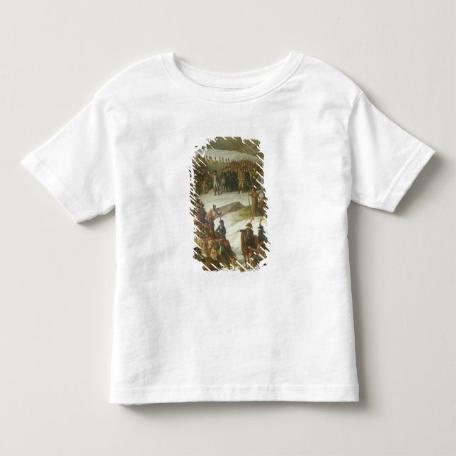 Camiseta De Bebé El ejército francés que cruza el paso de St (Anverso)