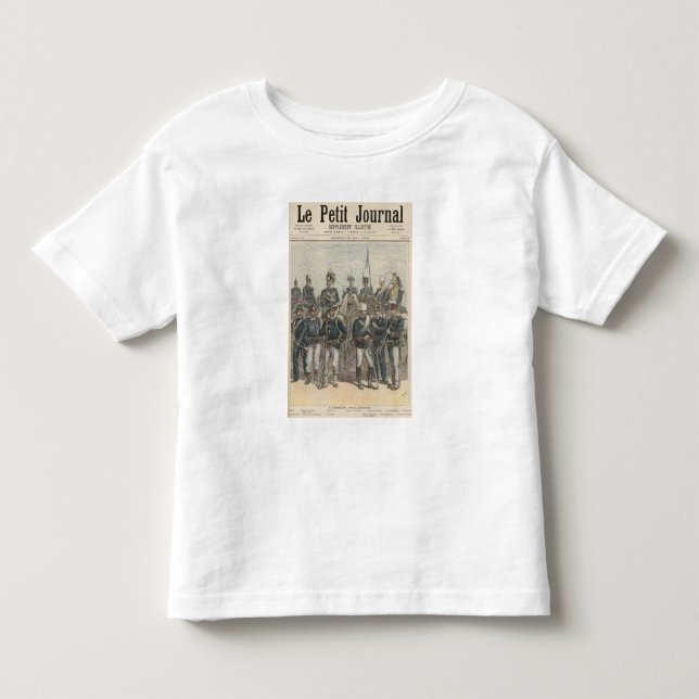 Camiseta De Bebé El ejército italiano (Anverso)