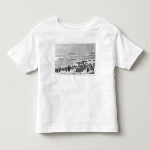 Camiseta De Bebé El ejército prusiano que cruza el Shlei en Arnis