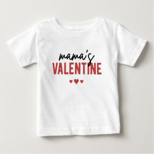 Camiseta De Bebé El El día de San Valentín de mamá, Valentine Cute