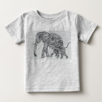 Camiseta De Bebé ¡el elefante es el mejor!!