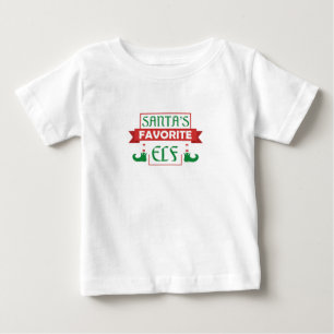 Camiseta De Bebé El elfo favorito de Santa