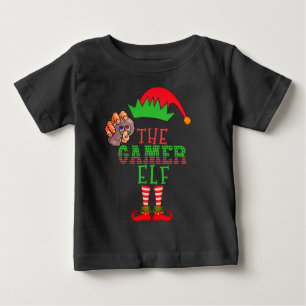 Camiseta De Bebé El Elfo Jugador Pijama Navideño Familiar