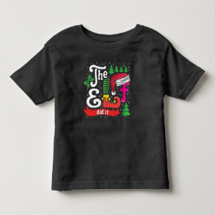 Camiseta De Bebé El Elfo Lo Hizo