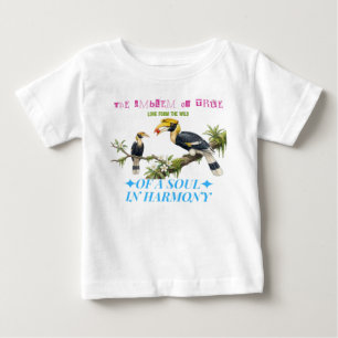 Camiseta De Bebé “El emblema del amor verdadero de lo salvaje.”