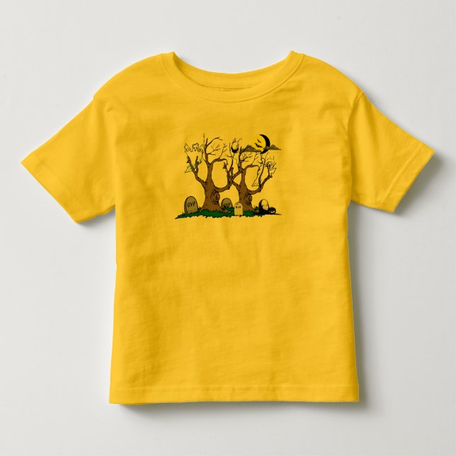Camiseta De Bebé El empolvado cementerio - (Anverso)